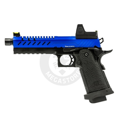 Vorsk Hi-Capa 5.1 GBB Pistol w/ Red Dot Sight - (Blue/Black)