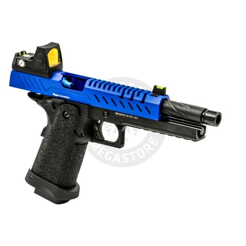 Vorsk Hi-Capa 5.1 GBB Pistol w/ Red Dot Sight - (Blue/Black)