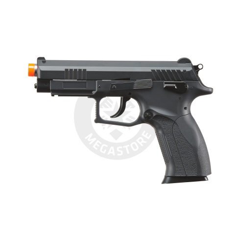 Win Gun K100 Airsoft CO2 Non Blowback Pistol with Metal Slide - (Black)