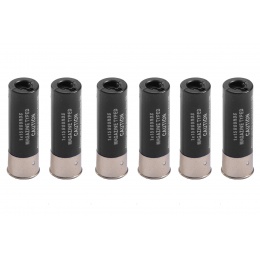 G-Force 15 Round Shotgun Shells for Multi & Single-Shot Airsoft Shotguns (Color: Black / Pack of 6)