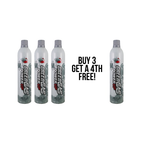 Buy 3 Cans of Green Gas, Get the 4th Can for Free!