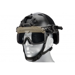 Lancer Tactical Helmet Safety Goggles - FOLIAGE