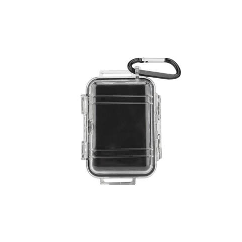 Clear & Black Micro Storage Case