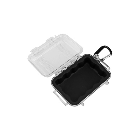 Clear & Black Micro Storage Case