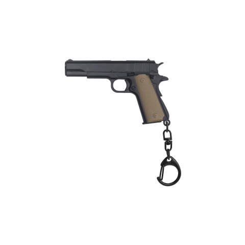 Tactical Detachable Mini 1911 Pistol Keychain (Color: Black)