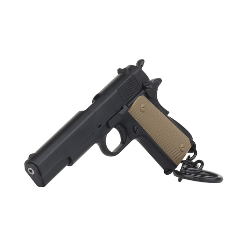 Tactical Detachable Mini 1911 Pistol Keychain (Color: Black)