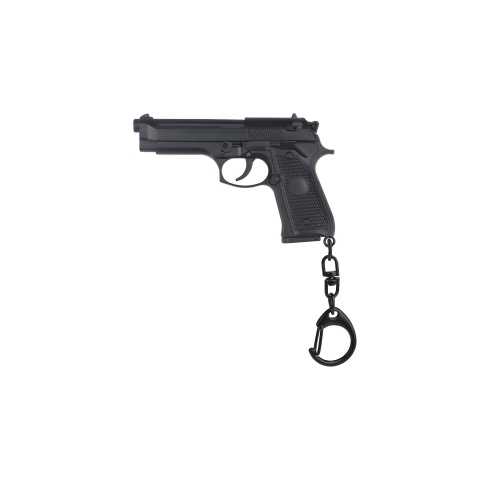 Tactical Detachable Mini M9 Pistol Keychain (Color: Black)