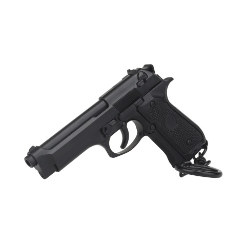 Tactical Detachable Mini M9 Pistol Keychain (Color: Black)