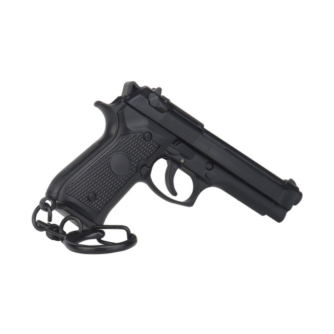 Tactical Detachable Mini M9 Pistol Keychain (Color: Black)