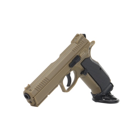 Tactical Detachable Mini Pistol Keychain (Color: Tan)