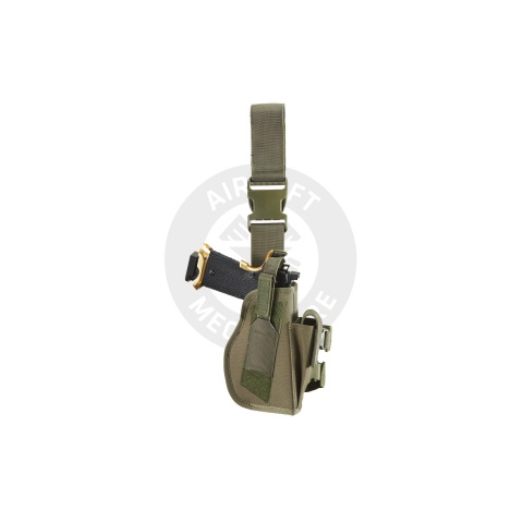 Blackhawk Carrying Case (Drop Leg) for Gun - Foliage Green - Leg