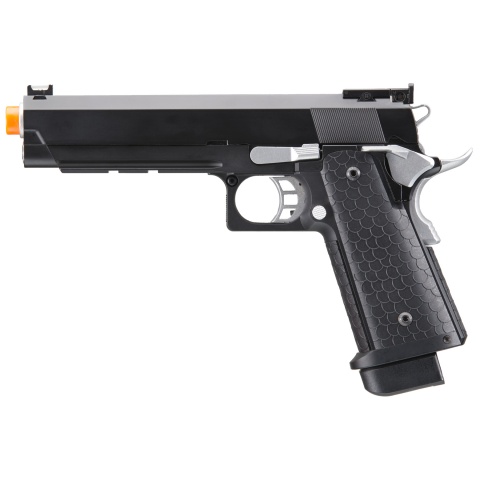 Double Bell Green Gas Hi-Capa 5.1 Gas Blowback Airsoft Pistol w/ Silver Hammer