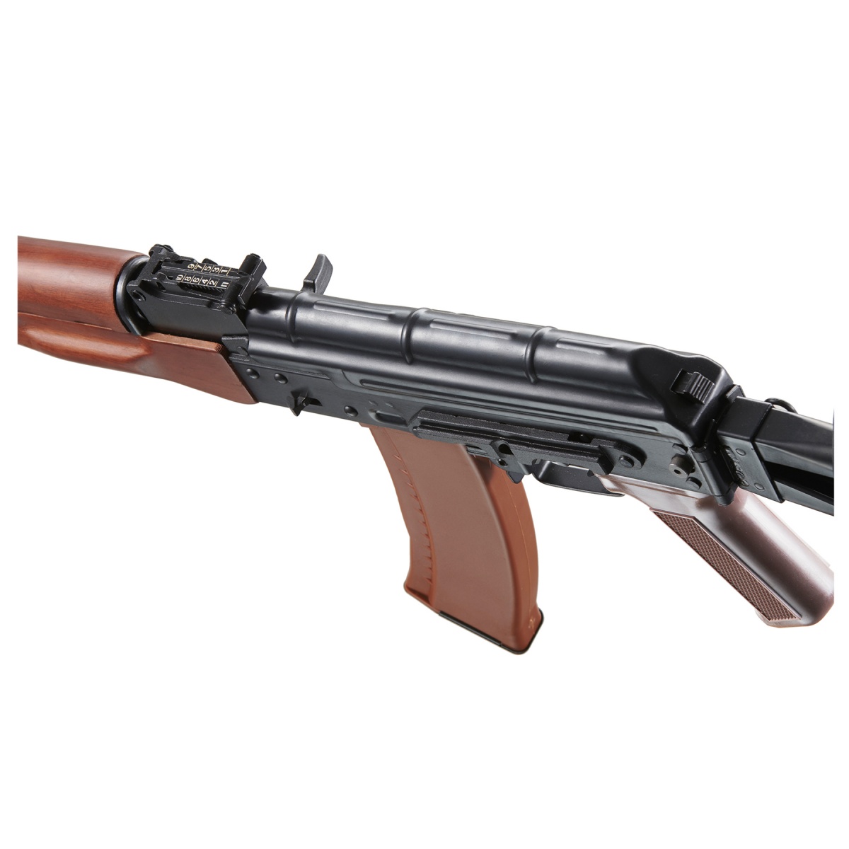 E&L Airsoft New Essential Version AKS-74N Airsoft AEG Rifle W/ Wood ...