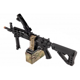 G Amp G Cm16 Lmg Airsoft Light Machine Gun Aeg Black Airsoft Megastore