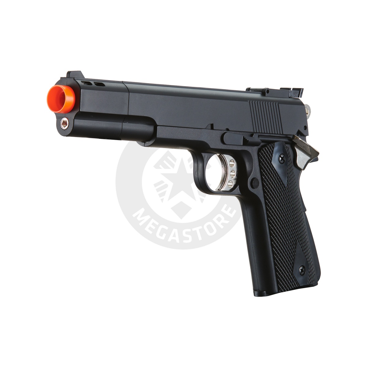 WG High Power 1911 Compact Airsoft CO2 Powered Gas Pistol (Color: Black /  Black Grip), Airsoft Guns, Gas Airsoft Pistols -  Airsoft  Superstore