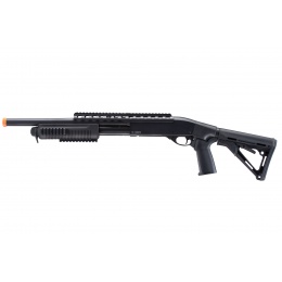 UK Arms IU-SXR2 Tactical Pump Shotgun w/ Adjustable Stock (Black)