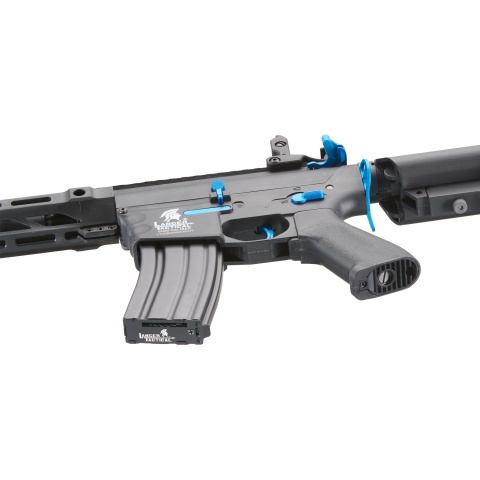 Lancer Tactical Gen 2 M4 SPR Interceptor Airsoft AEG Rifle (Color: Black & Blue)