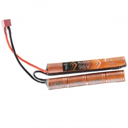 Lancer Tactical Airsoft NiMH 9.6v 1600mAh Nunchuck Battery (Deans Connector)