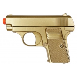 Lancer Tactical M222 Spring Powered Airsoft Pistol (Color: Gold)