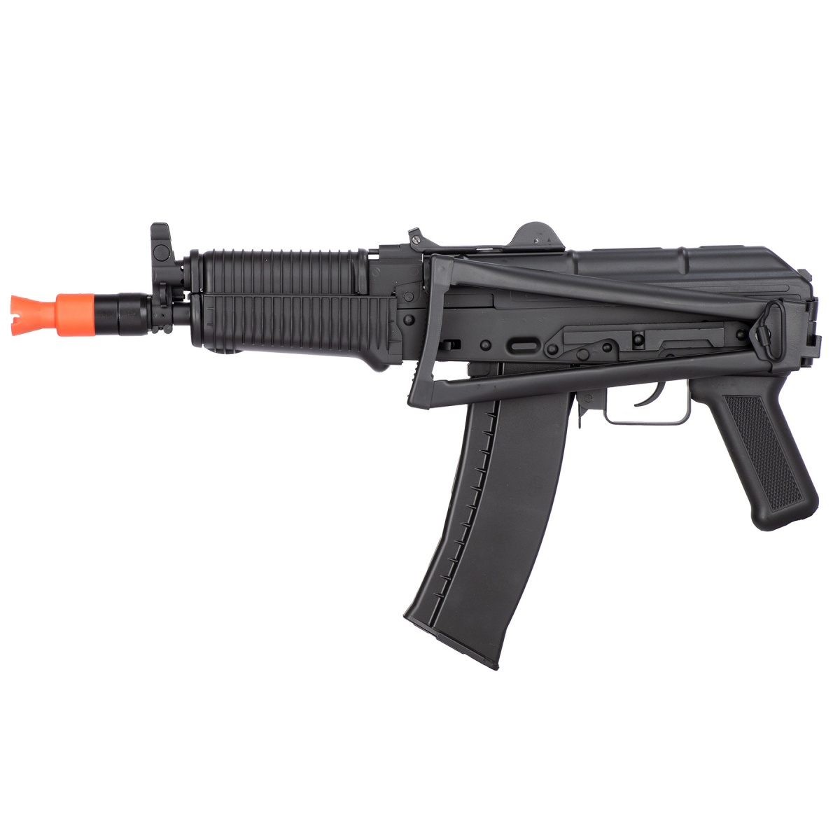 WellFire AK74U Gas Blowback GBB Airsoft Rifle - BLACK | Airsoft