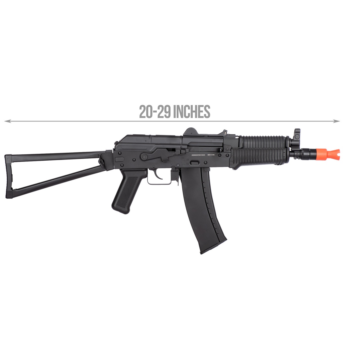 Home / WellFire AK74U Gas Blowback GBB Airsoft Rifle - BLACK