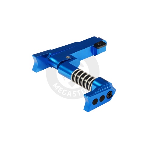 Maxx Model CNC Aluminum Advanced Magazine Release (Style A)(Blue)