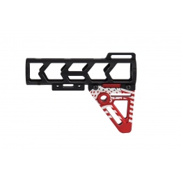 Ranger Armory Aluminum Patriot Stock (Black / Red) 