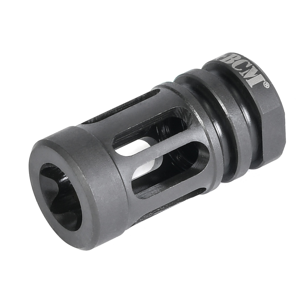 BCM Gunfighter Steel Mod 0 Compensator (Color: Black) | Airsoft Megastore