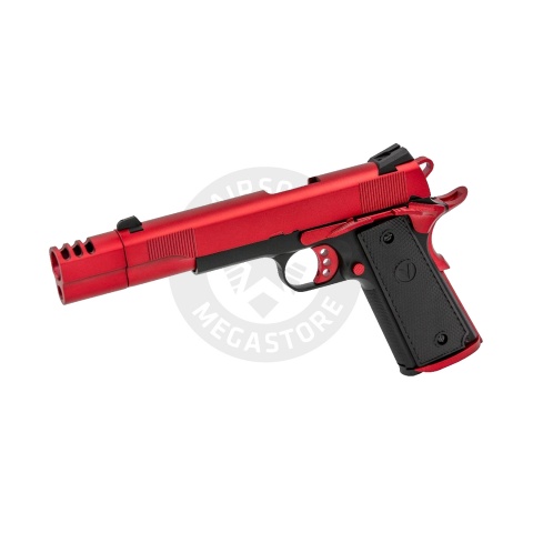 Vorsk Airsoft VP-X Gas Blowback Pistol - Red & Black