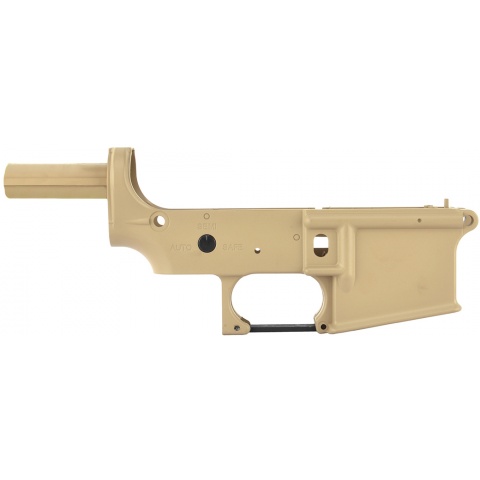 Golden Eagle M-147 Polymer M4 / M16 Airsoft Lower Receiver - TAN