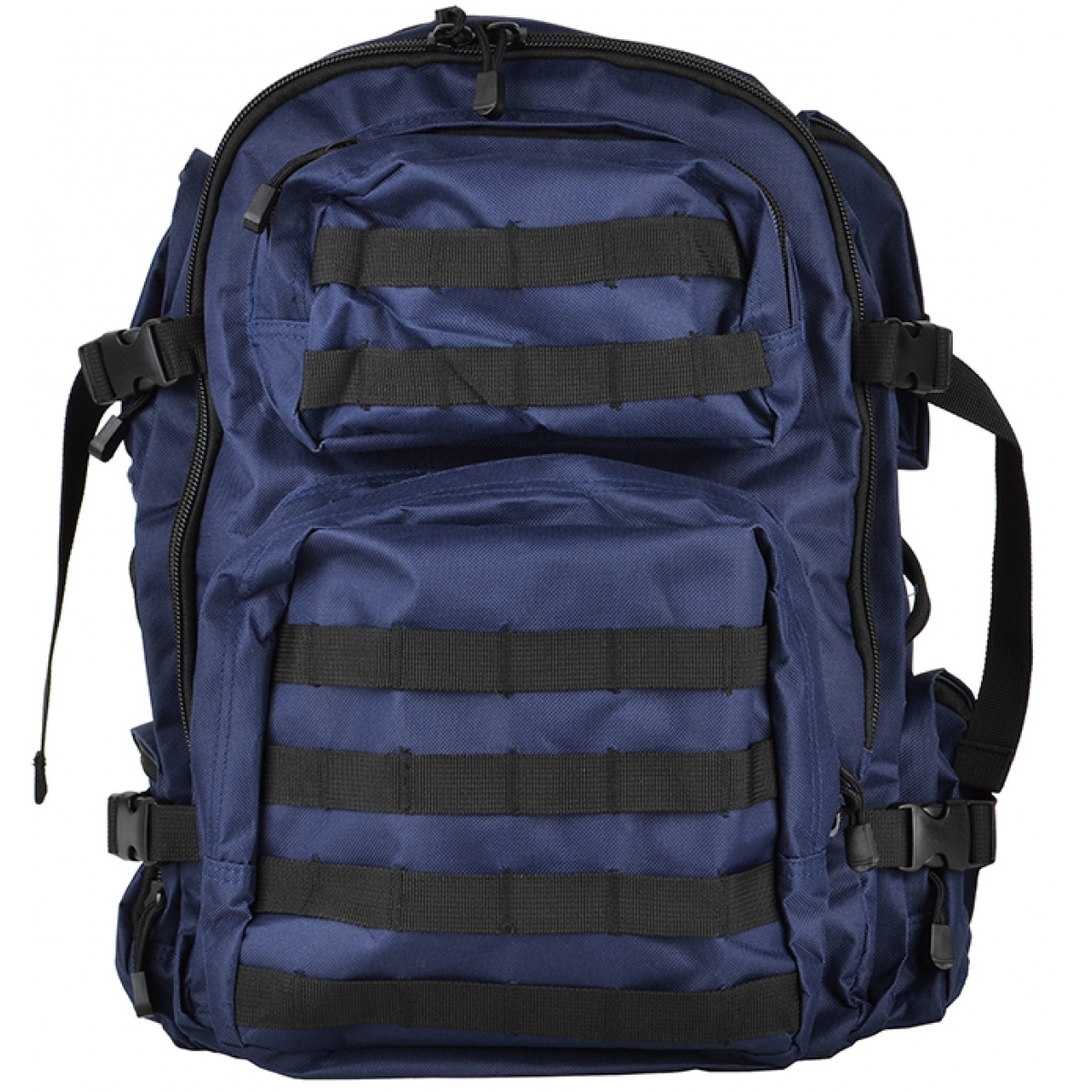 NcStar VISM Tactical MOLLE Backpack - Navy Blue w/ Black Trim | Airsoft ...