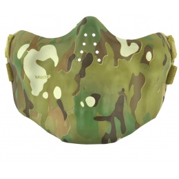 AMA Nylon Lower Half Face Protection Airsoft Mask - CAMO