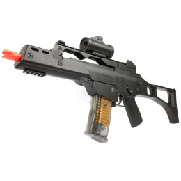 DE Airsoft R36C Full Size Spring Rifle w/ Electronic Red Dot Scope