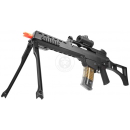 DE R36K Airsoft Spring Rifle w/ Flashlight and Red Dot Scope