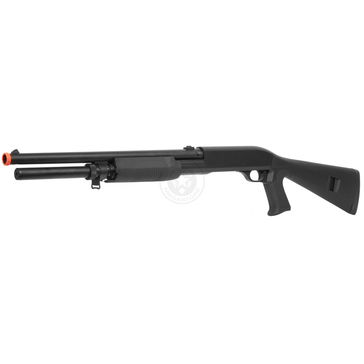 380 FPS DE M3 Multi-Shot Triple Burst Airsoft Pump-Action Shotgun ...