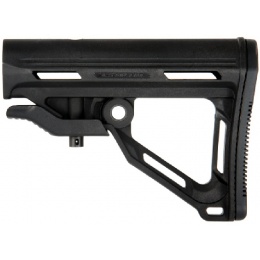 ICS Airsoft M4/M16 Retractable MTR Carbine AEG Rifle Stock - BLACK