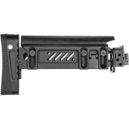 ASP Airsoft Tactical AK AEG Folding Rifle Stock - BLACK