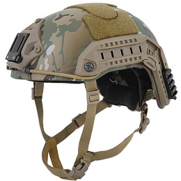 Lancer Tactical Adjustable Maritime Polymer Airsoft Helmet (M/L) - CAMO