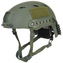 Lancer Tactical Airsoft Helmet ACH Base Jump Type - L/XL - OD GREEN
