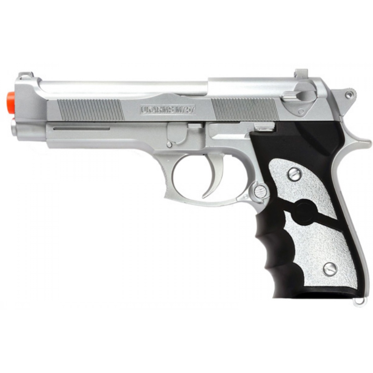 uk-arms-airsoft-spring-pistol-w-ergonomic-grip-silver-airsoft