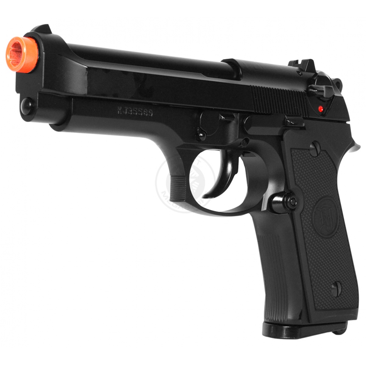 340 FPS KJW Full Metal Semi Auto M9 Gas Blowback Airsoft Pistol ...