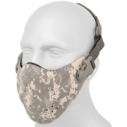 AMA Neoprene Airsoft Hard Foam Lower Face Mask - ACU