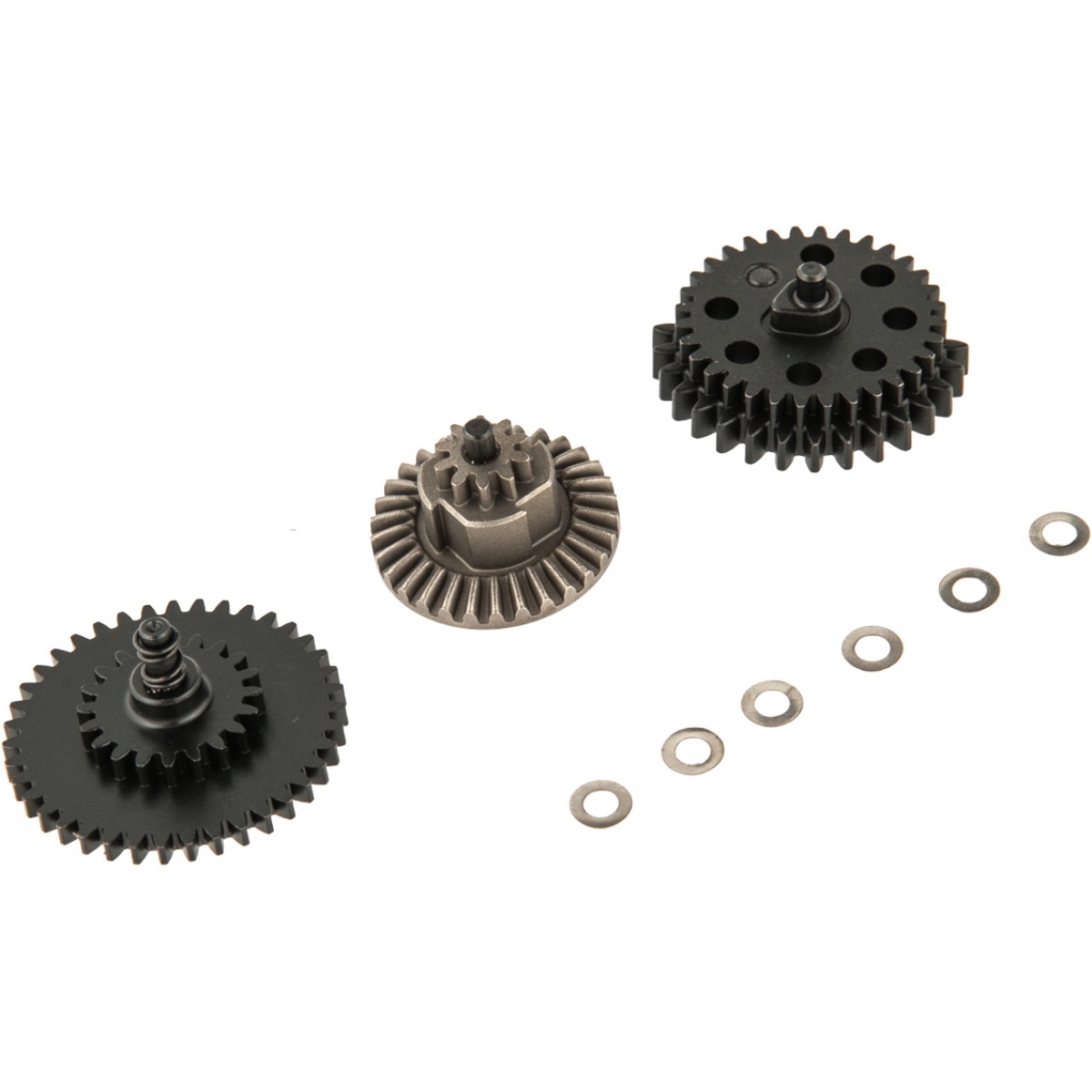 Krytac Airsoft Steel Alloy Enhanced AEG Torque Gear Set - 18:1 Ratio ...