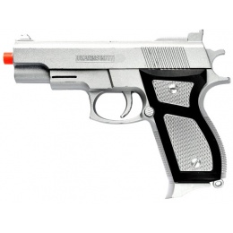 UK Arms Airsoft M777S Spring Pistol - SILVER