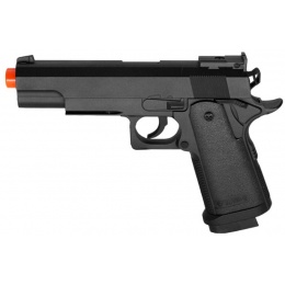 UK Arms Compact Metal Spring Pistol - BLACK