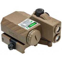 NcStar Tactical Offset Green Laser Designator w/ NAV LEDs - TAN