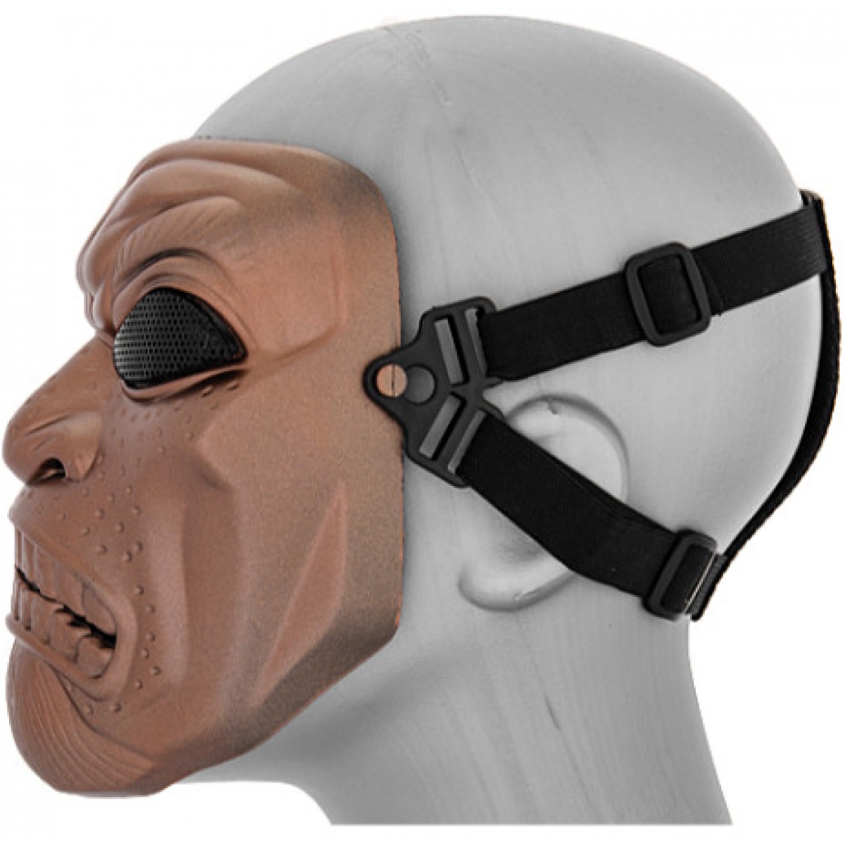 New Airsoft Man Face Plastic Mask Tan