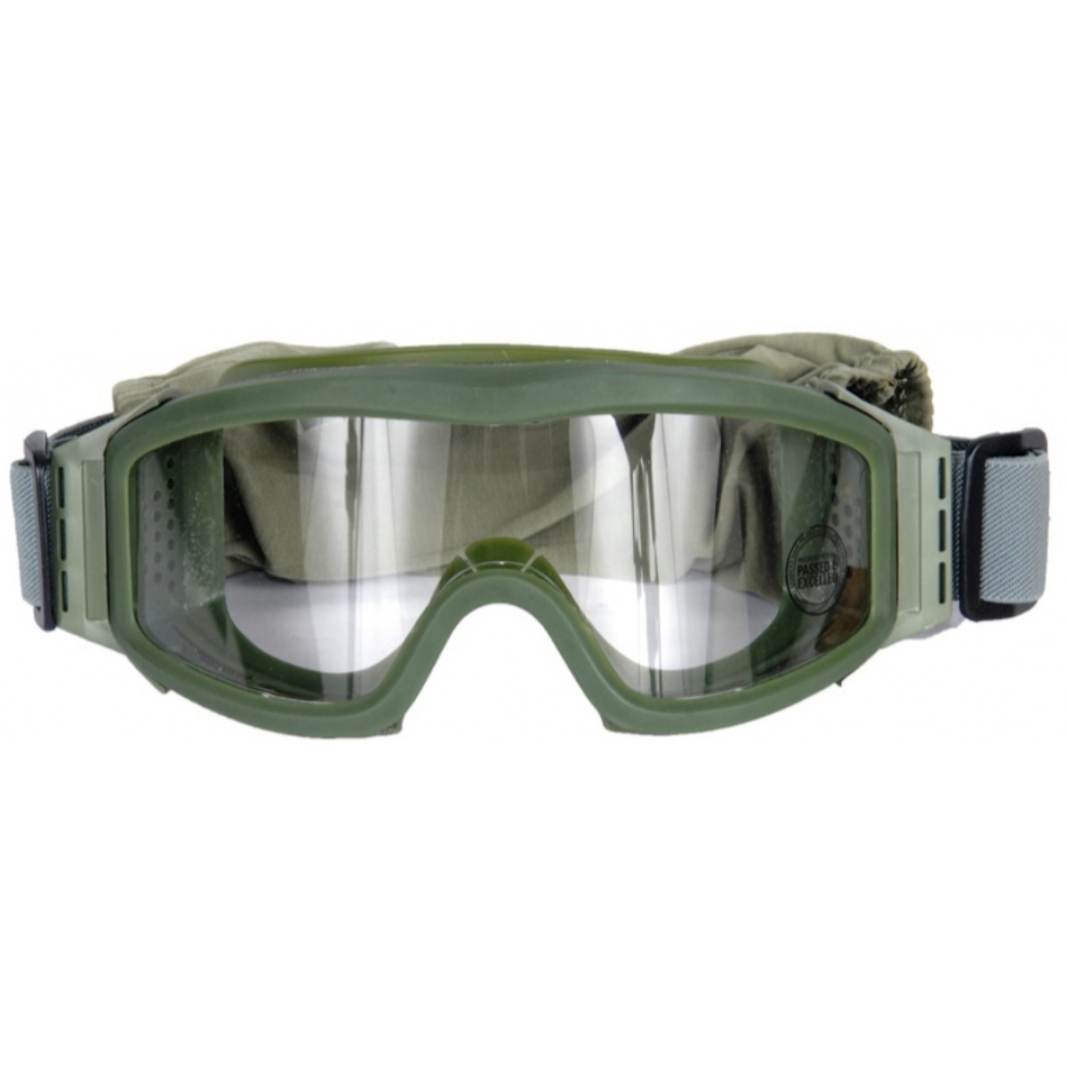 Lancer Tactical Airsoft Tactical Basic Clear Lens Safety Goggles - OD ...