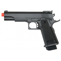 UK Arms Airsoft Full Size 1911 Spring Powered Pistol - BLACK
