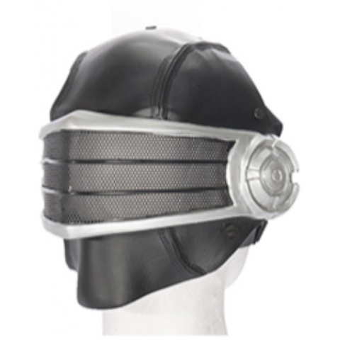 UK Arms Airsoft Wire Mesh Full Face Snake Eyes Mask - SILVER/BLACK